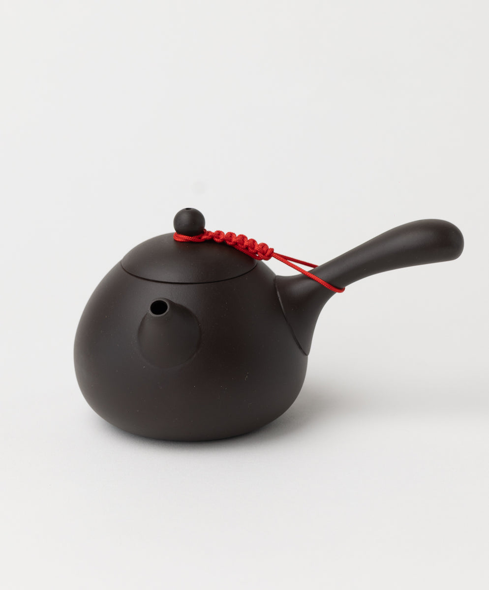 Yixing Tea Pot Beauty Kettle Black Mud Hand Carved– Luna Cha