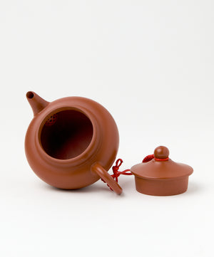 inside ceramic tea pot