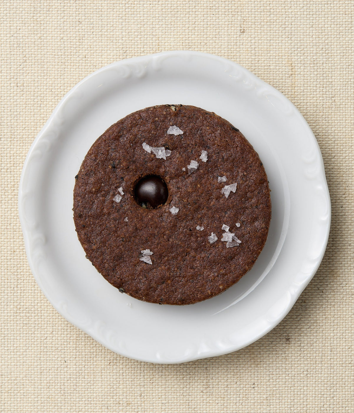 Black Sesame Linzer Cookie