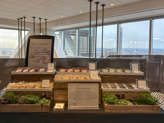 Corporate tea and snack tasting, Taiwanese teas and cookies by Té Company