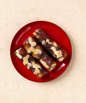 date and walnut nougat top down