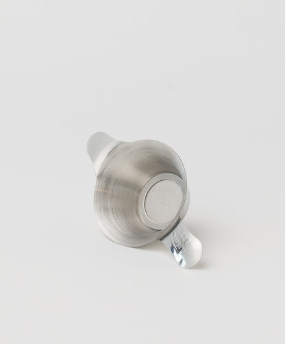 metal tea strainer side view