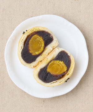 Red Bean Mooncake with Yolk (Tearoom Pickup)