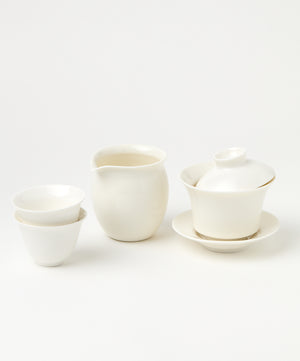 gaiwan porcelain brewing set