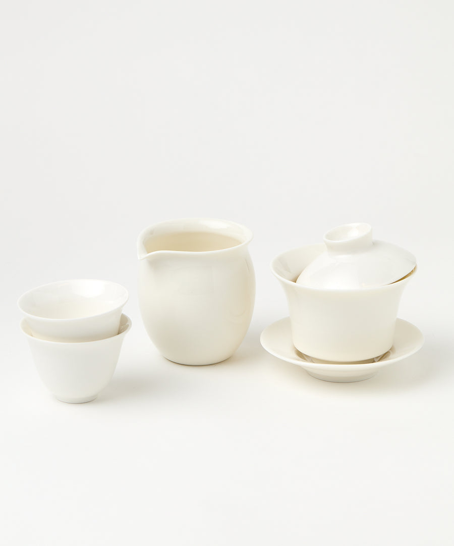 gaiwan porcelain brewing set