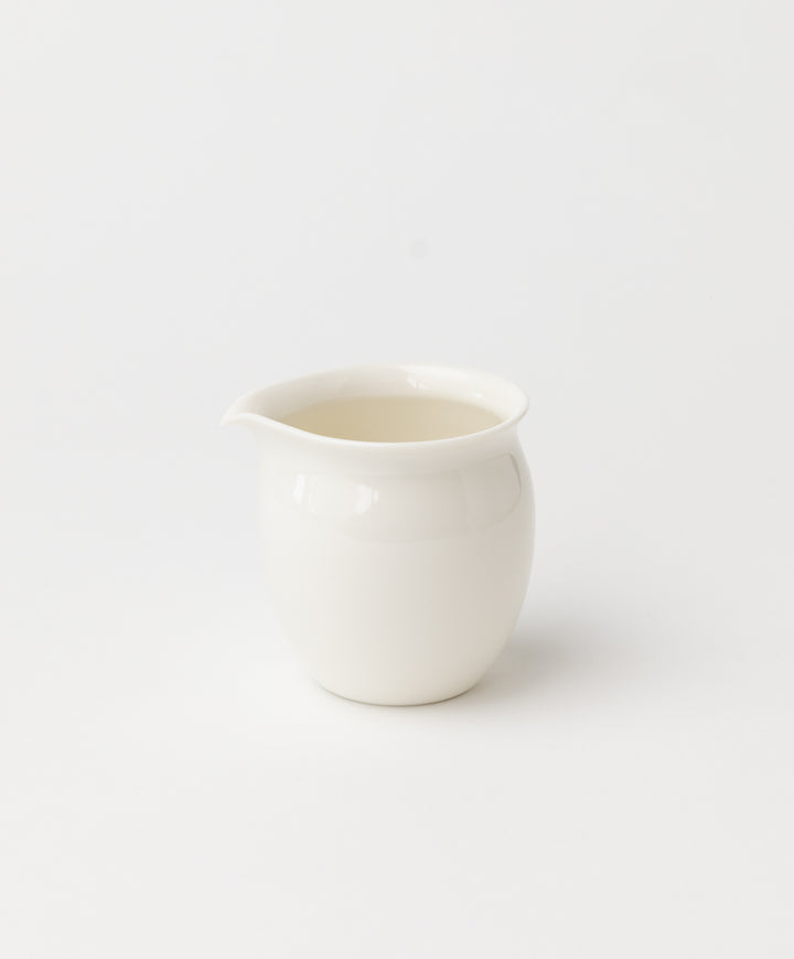 small white porcelain pitcher