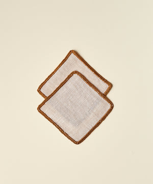Linen Tea Coaster Set