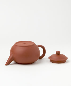 handmade og ceramic teapot up side down