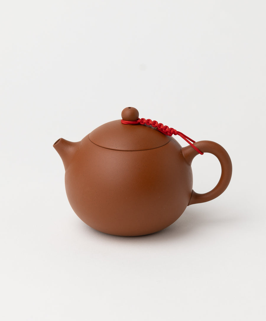 terracotta clay teapot